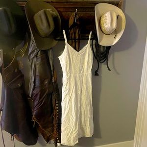 GAP white midi sundress, size small, never worn!!!